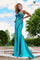 Prom Dresses Long Formal Beaded Applique Prom Dress Peacock