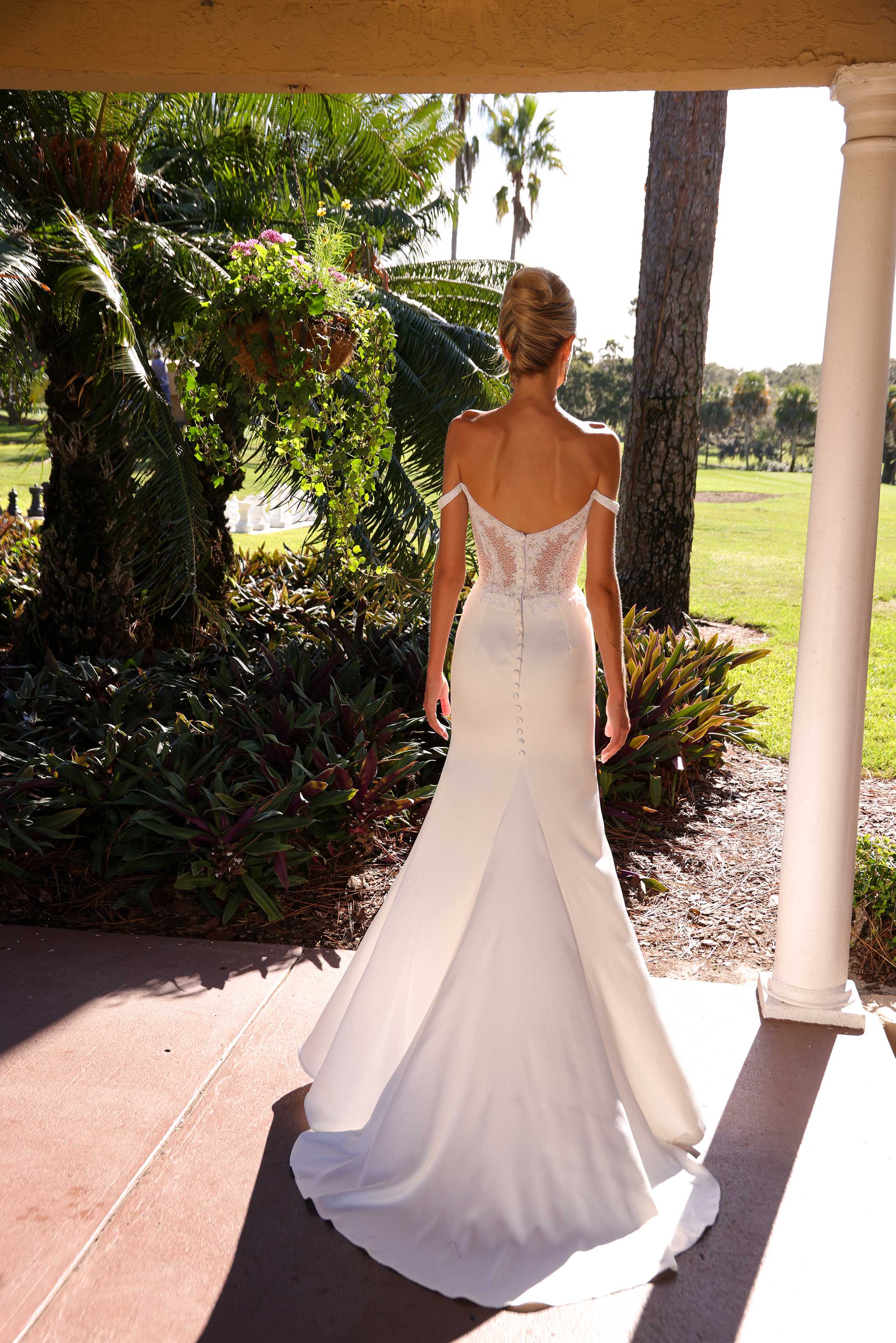 Wedding Dresses Long A Line Bridal Wedding Dress Primavera Couture 11208 Ivory