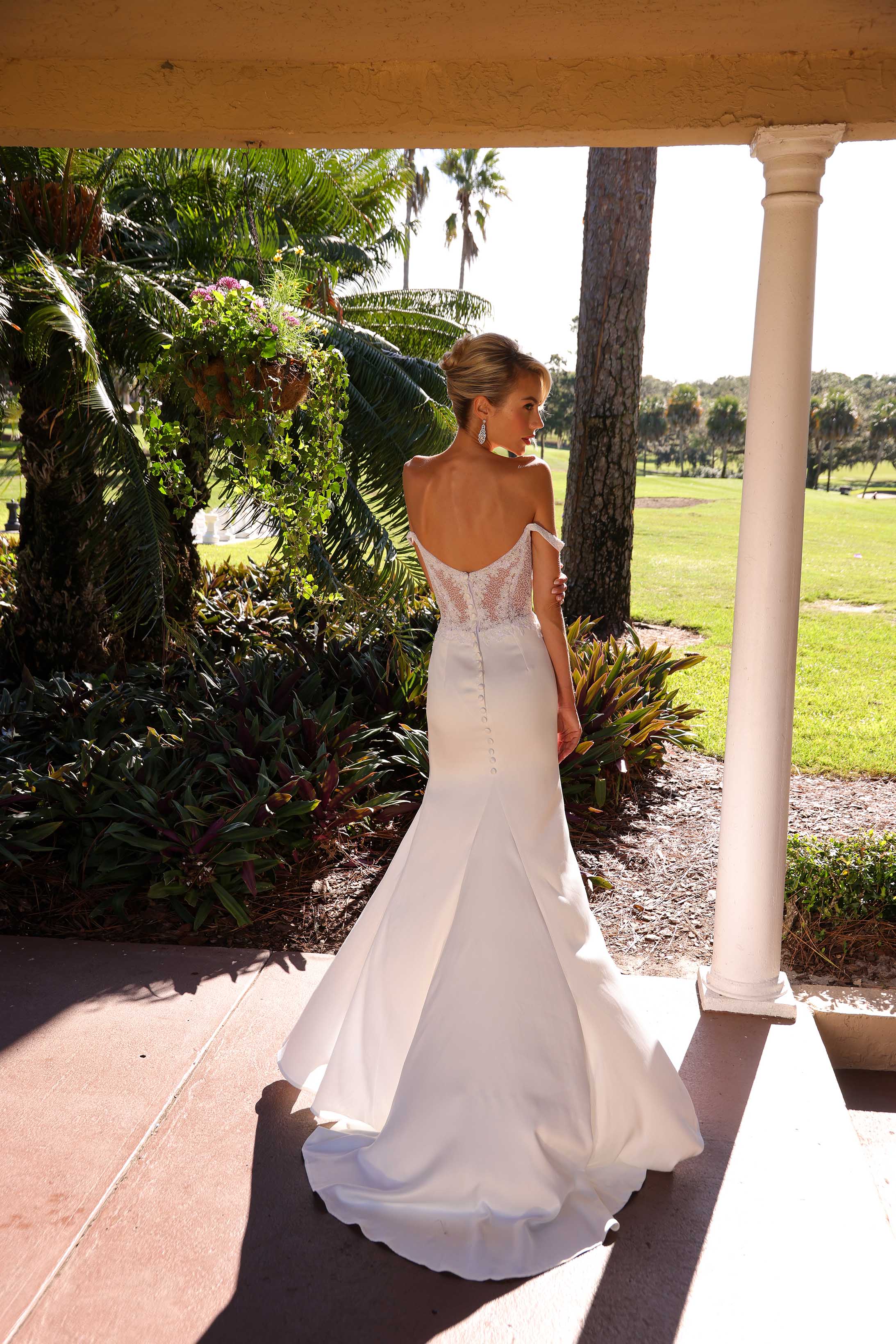 Wedding Dresses Long A Line Bridal Wedding Dress Primavera Couture 11208 Ivory