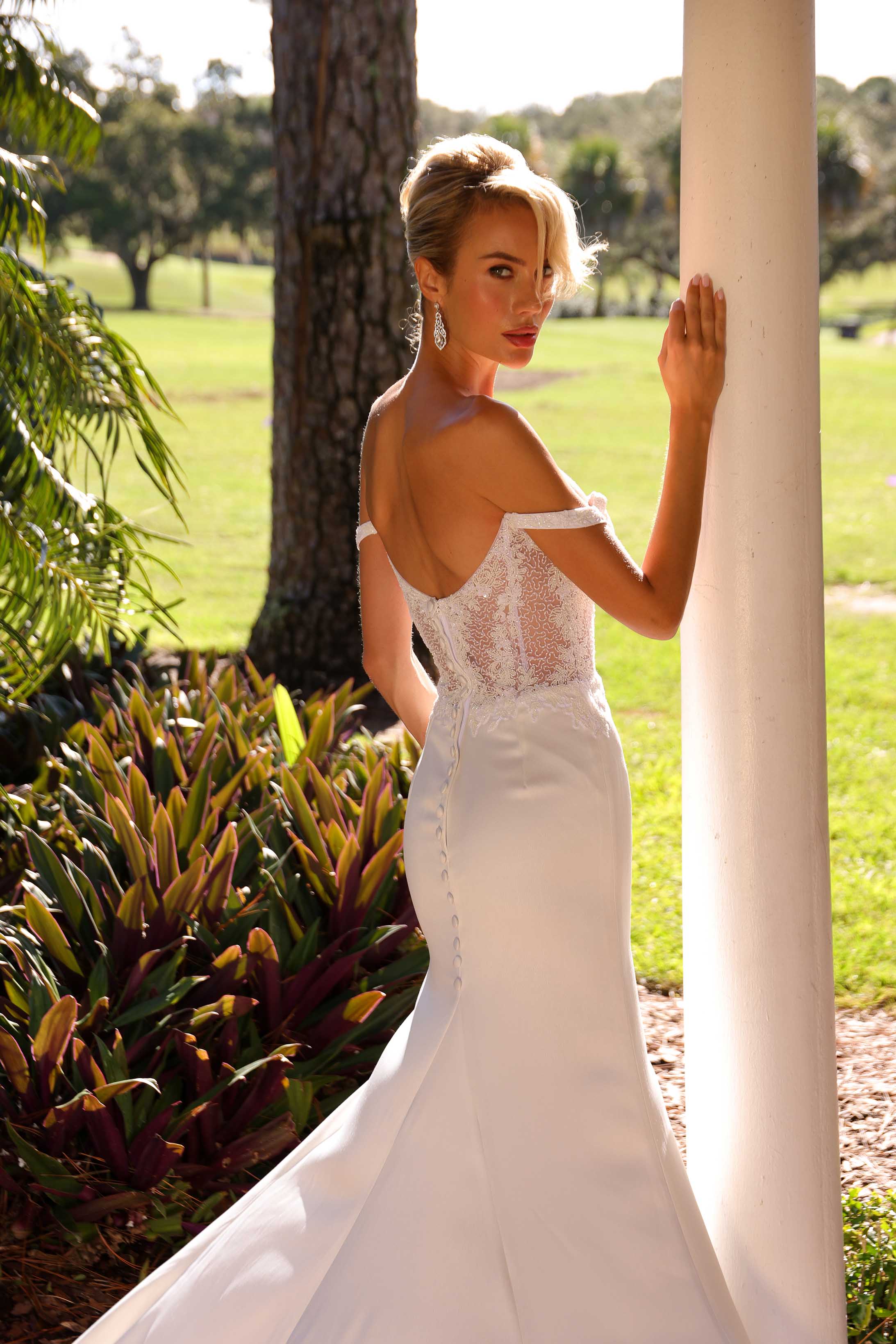 Wedding Dresses Long A Line Bridal Wedding Dress Primavera Couture 11208 Ivory