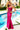 Prom Dresses Beaded Applique Long Fitted Formal Prom Dress Raspberry