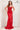 Prom Dresses Long Slit Formal Beaded Applique Prom Dress Red