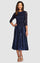 Mother of the Bride Dresses Short Lace Tea Length Mother of the Bride Dress Navy