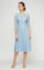 Mother of the Bride Dresses Short Mother of the Bride Petite Lace Tea Length Two Piece Dress Skyblue