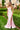 Prom Dresses Floral Sequin Long Formal Slit Prom Dress Light Pink Floral