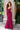 Prom Dresses Long Formal Beaded Lace Prom Dress Raspberry