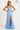 Prom Dresses  Long Formal Floral Lace Slit Prom Dress Light Blue