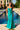Prom Dresses Pleated Long Formal Evening Prom Dress Peacock