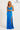 Prom Dresses Beaded Long Slit Formal Fitted Prom Dress Electric Blue