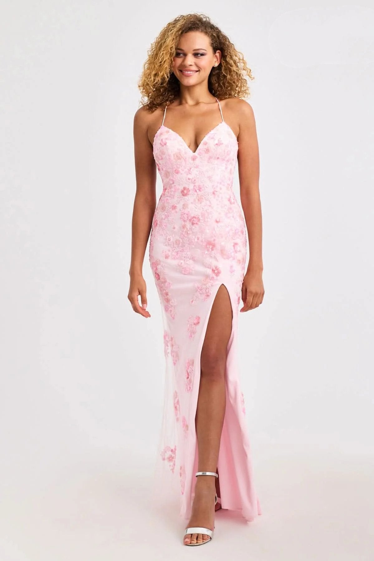 Faviana 11251 Formal Long Beaded Floral Evening Prom Dress – The Dress  Outlet