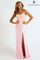 Prom Dresses Long Formal Beaded Applique Corset Prom Dress Light Pink Multi