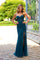 Prom Dresses Prom Long Beaded Lace Applique Formal Dress Dark Hunter Green