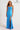 Prom Dresses Long Fitted Formal Beaded Slit Prom Dress Sea Blue
