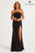 Prom Dresses Formal Fitted Slit Long Prom Evening Dress Black