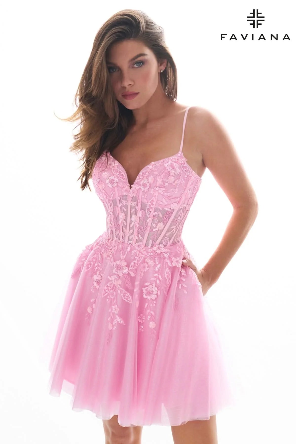 Plus Size Formal Dresses Short Homecoming Plus Size A Line Cocktail Dress Cotton Candy Pink