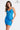Cocktail Dresses Beaded Short Fitted Mini Cocktail Dress Electric Blue