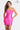 Cocktail Dresses Short Fitted Sequin Applique Cocktail Dress Lipstick