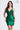 Cocktail Dresses Short Fitted Cocktail Mini Dress Forest Green