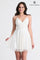 Homecoming Dresses Homecoming Short A Line Sequin Cocktail Dress Ivory
