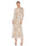 Formal Dresses Long Sleeve Flower Formal Prom Dress Nude