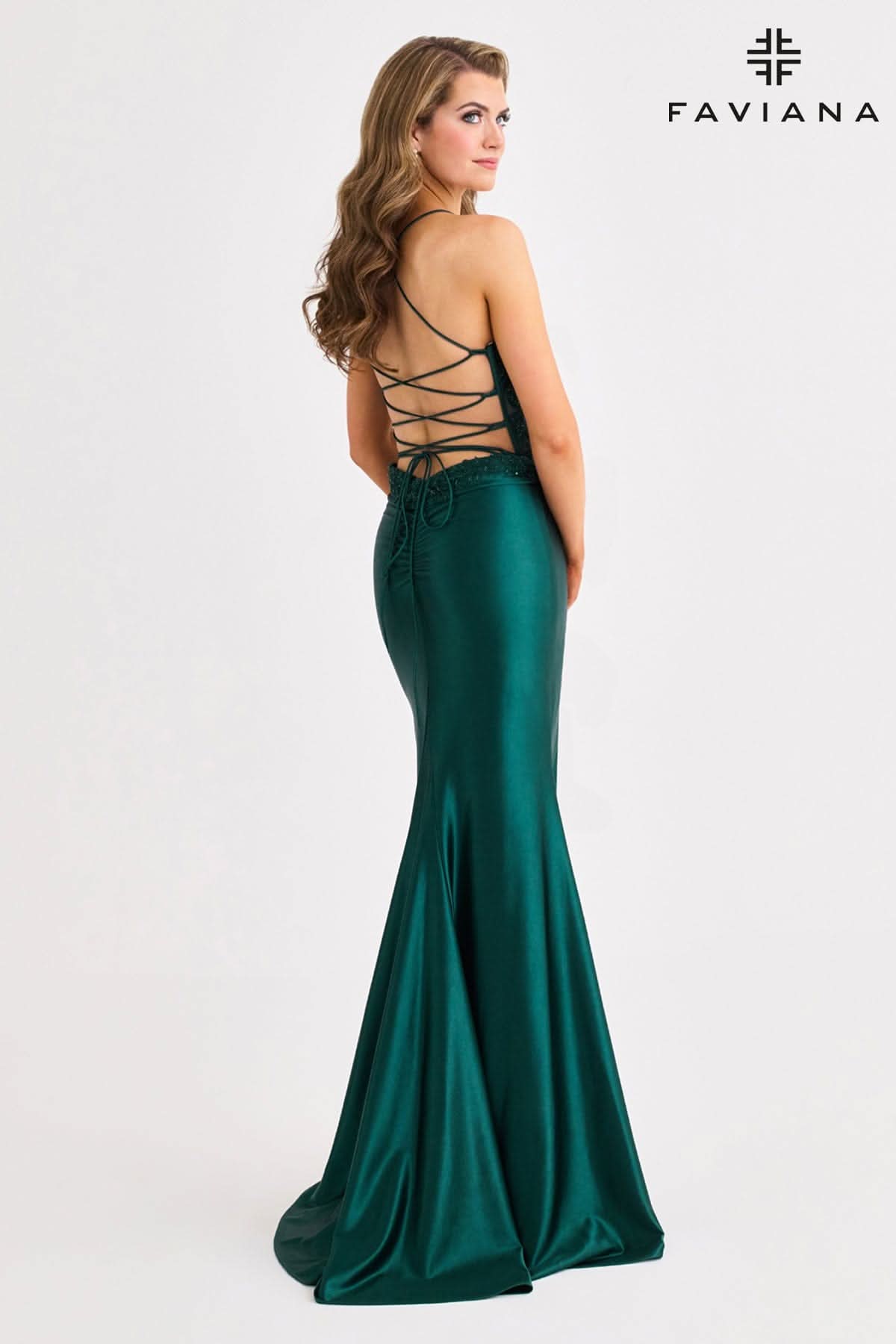 Faviana 11404 Lace Corset Beaded Prom Evening Dress The Dress Outlet Faviana 11404 Lace Corset Beaded Prom Evening Dress The Dress Outlet