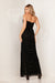 Prom Dresses Prom Fitted Long Formal Crystal Beaded Dress Black