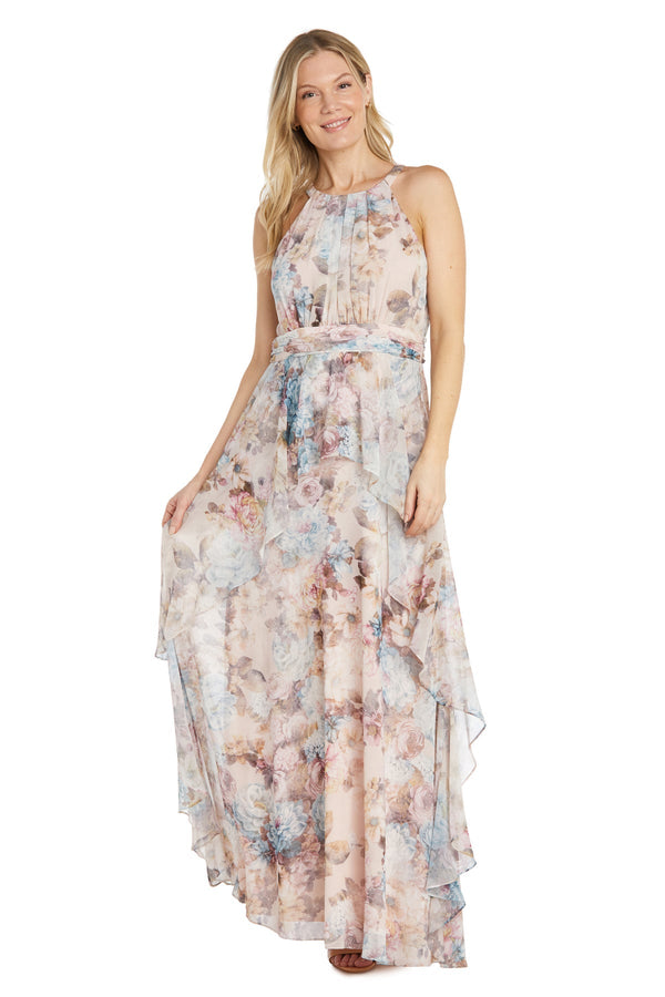Floral Formal Petite Dress High Low R&M Richards 1148P