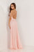 Prom Dresses Formal Prom Slit Long Dress Crystal Pink