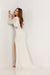 Prom Dresses Long Prom Formal Long Sleeve Dress Ivory