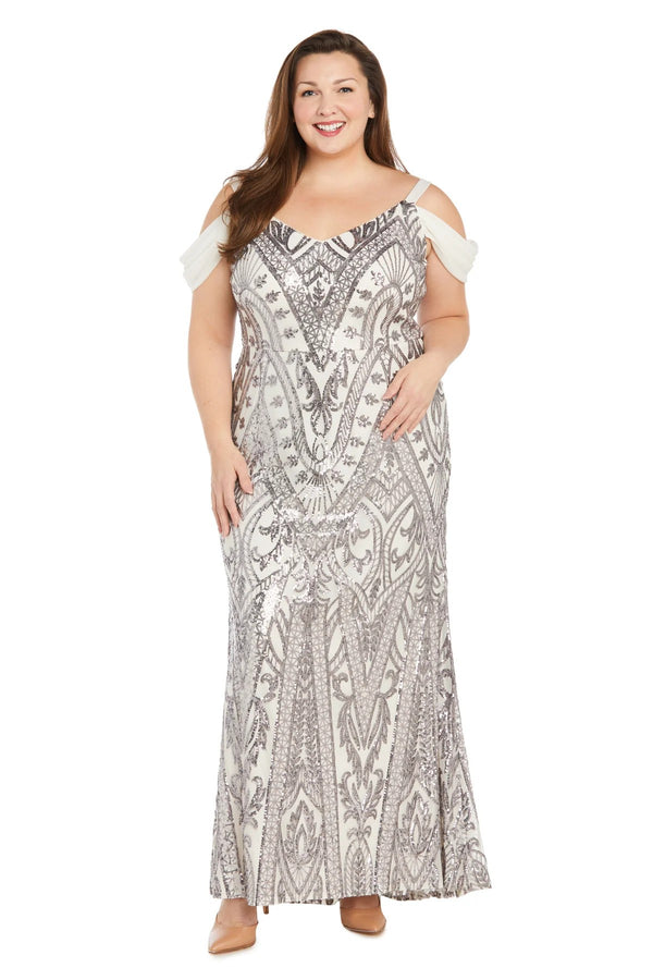 Plus Size Evening Dress Long Formal R&M Richards 1162W