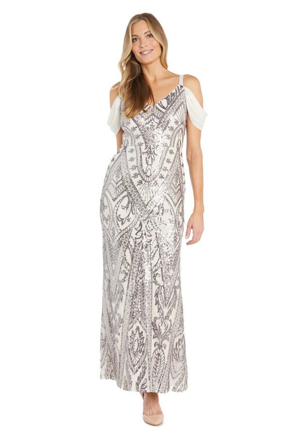 Formal Sequin Gown Long Evening R&M Richards 1162