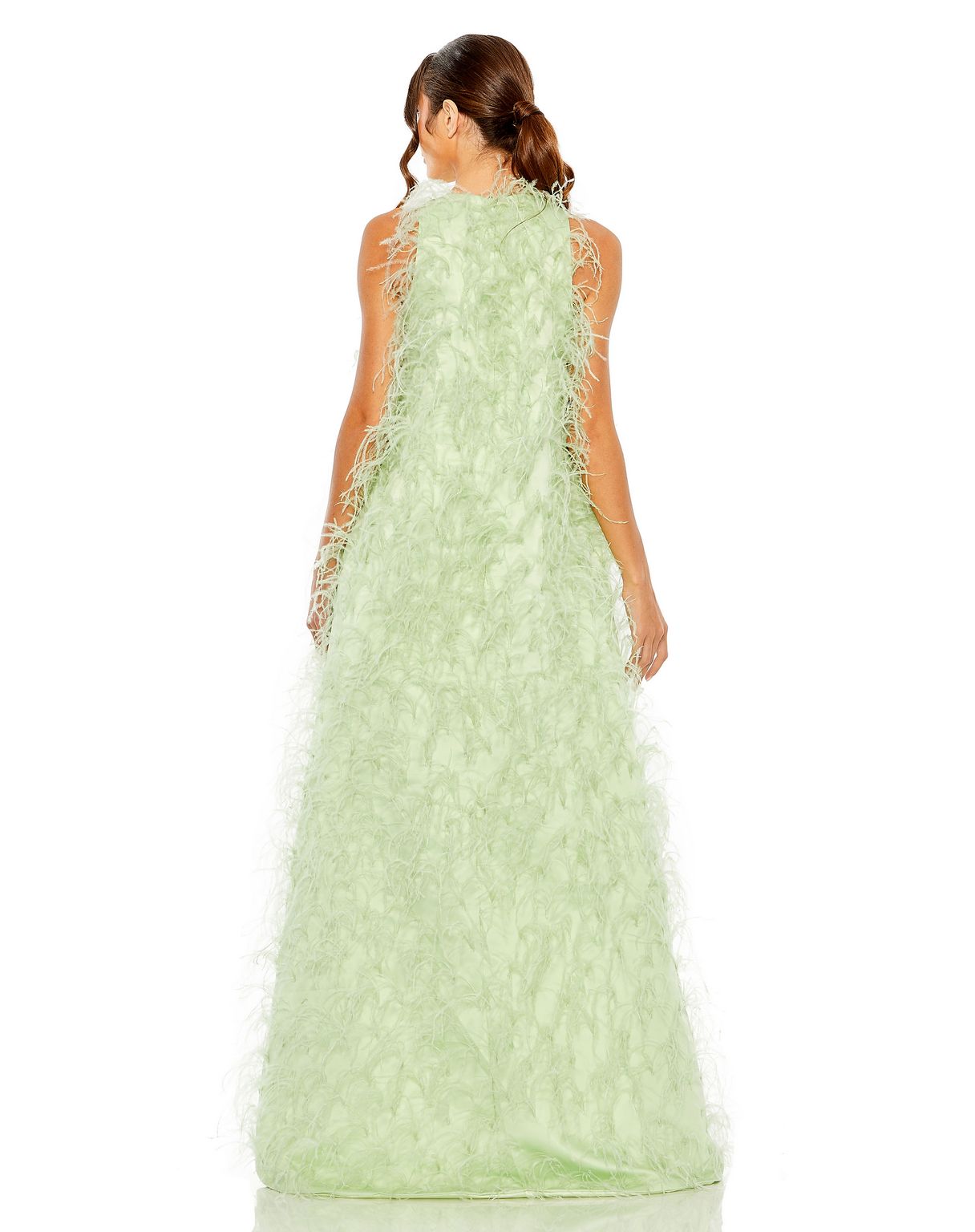 Mac Duggal 11633 A Line High Low Formal Evening Dress