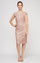 Homecoming Dresses Short Knee Length Sequin Lace Homecoming Cocktail Dress Rose Gold