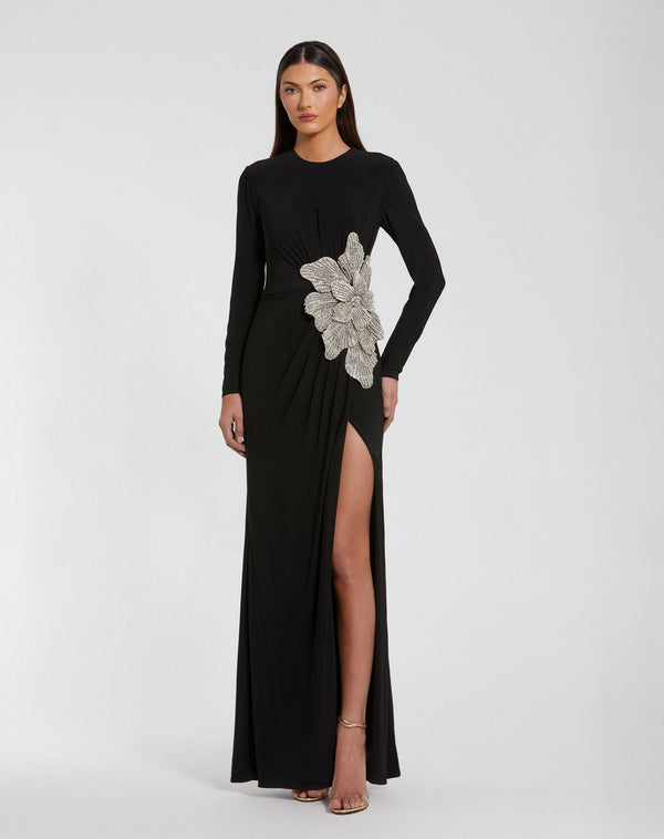 Formal Long Sleeve Dress Fitted Mac Duggal 11809