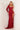 Prom Dresses Long High Slit Formal Prom Dress Dark Red