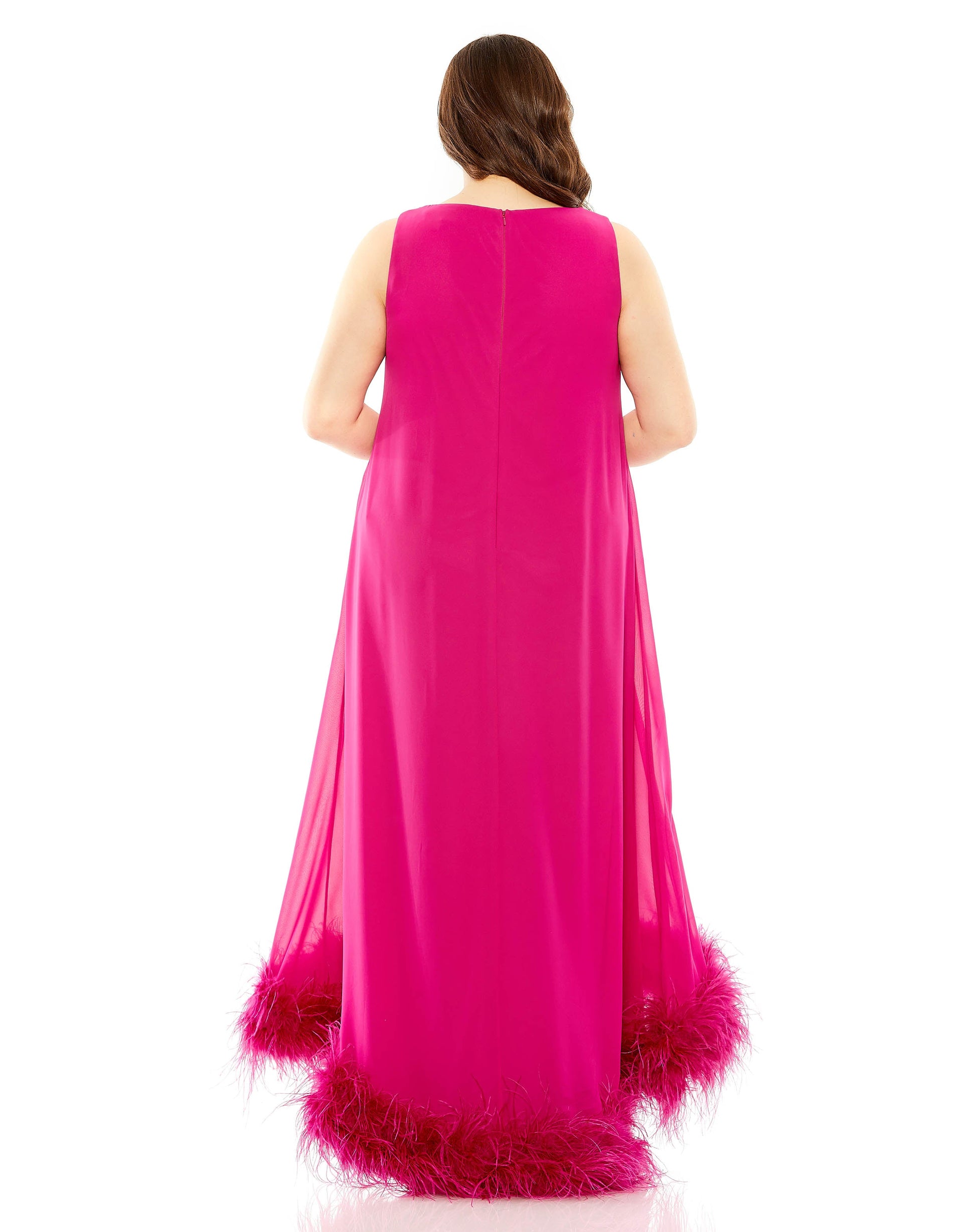 Mac Duggal 11819 High Low Plus Size Formal Prom Dress