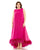 Plus Size Dresses High Low Feather Plus Size Dress Fuchsia