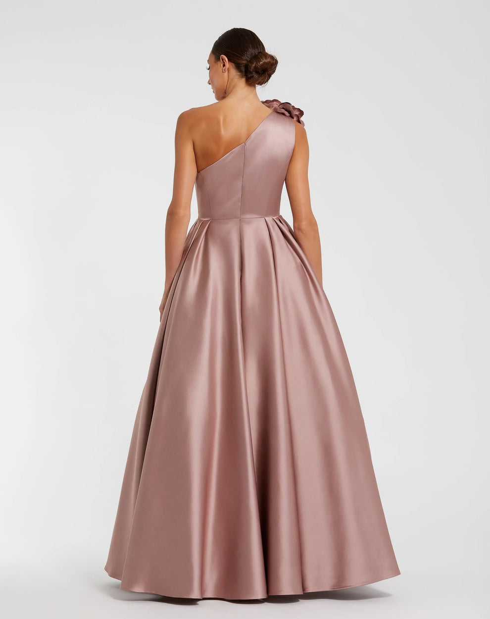 Prom Dresses 3D Floral Long Formal Prom Dress Rose