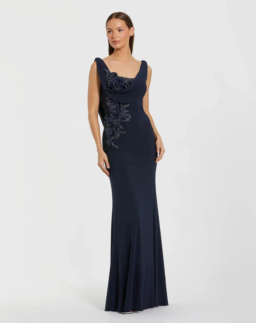 Formal Dresses Long Mermaid Fit Evening Formal Dress Midnight
