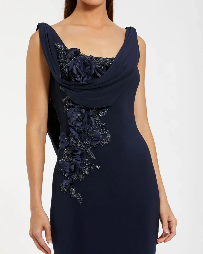Formal Dresses Long Mermaid Fit Evening Formal Dress Midnight
