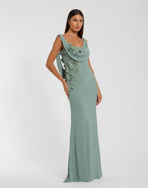 Long Evening Formal Dress Mermaid Fit Mac Duggal 11910