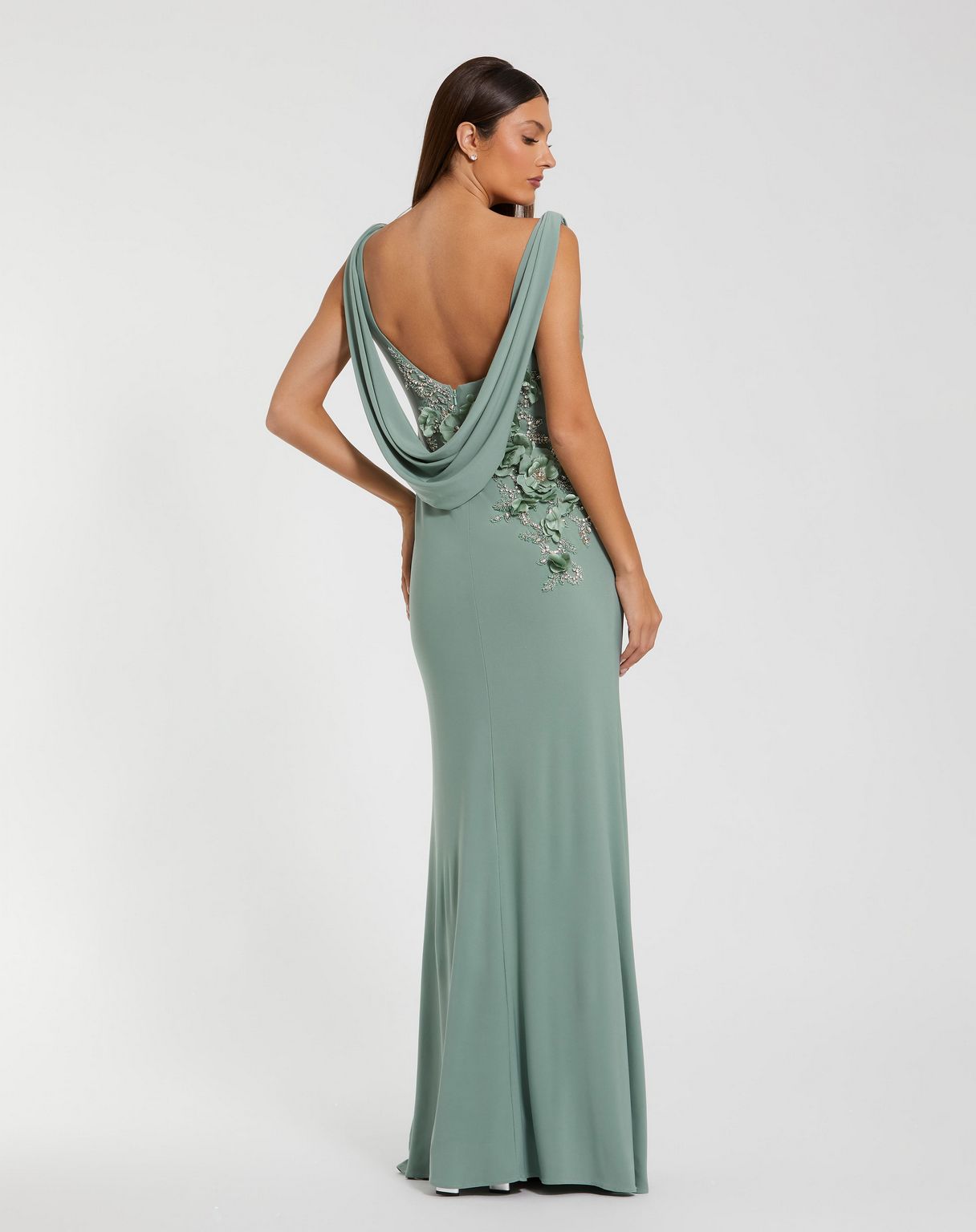 Mac Duggal 11910 Long Mermaid Fit Evening Formal Dress