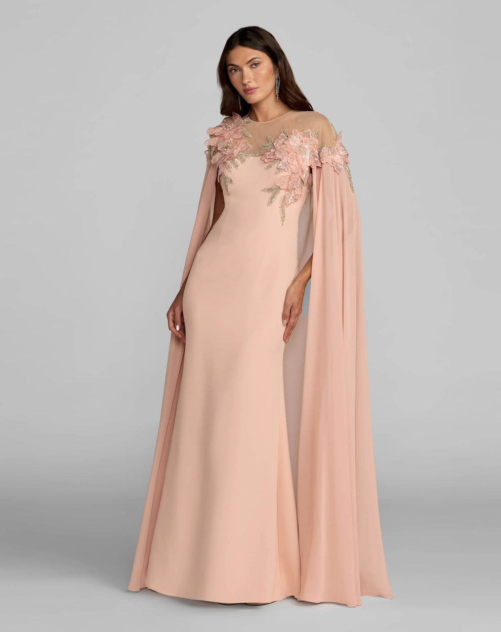 strapless open back dress FEMME Curves BRYDIE Tulle Curve & Plus Size Prom Dresses in Australia main image 0