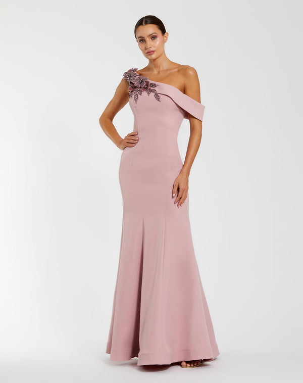 Beaded Long Formal Mermaid Prom Dress Mac Duggal 11947