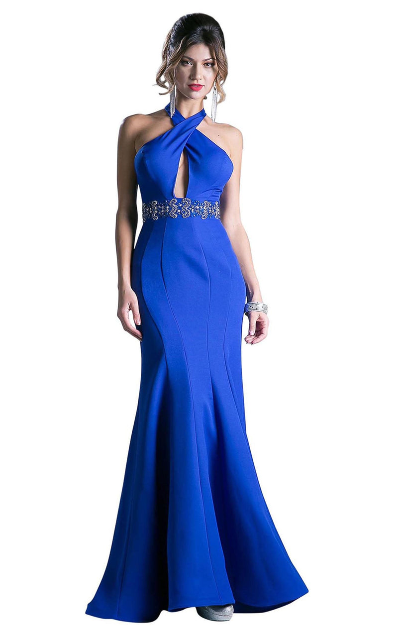 Prom Dresses Mermaid Formal Long Fitted Evening Dress Royal
