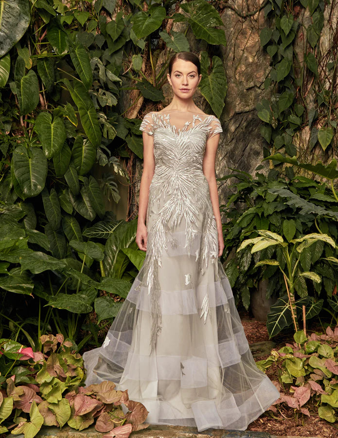 Alexander by Daymor 961 Long Formal Mother of the Bride Sequin Dress
