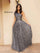 Formal Dresses Long Formal Sequin A Line Evening Dress Grey