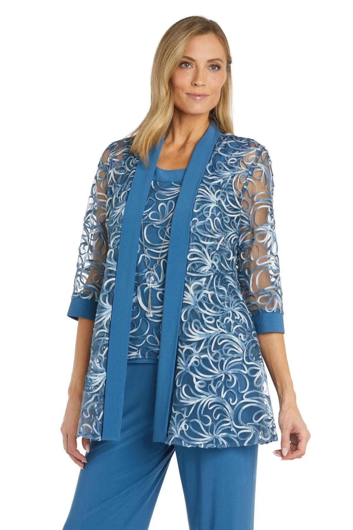 R&M Richards 1202 Long Mother of the Bride Pant Suit