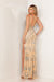 Prom Dresses Formal Sequins Fitted Long Prom Dress Nude/Slate