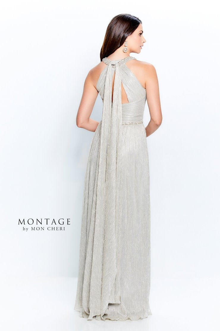 Montage 120901 A Line Evening Gown Beaded Formal Dress